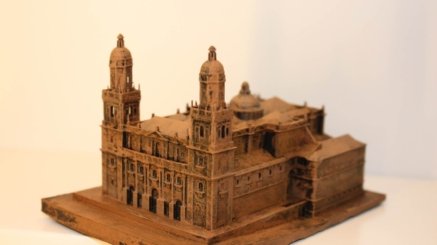 Catedral de Jaén impresa en 3D, modelo de arquitectura, réplica histórica, souvenir, artesanía, impresión 3D